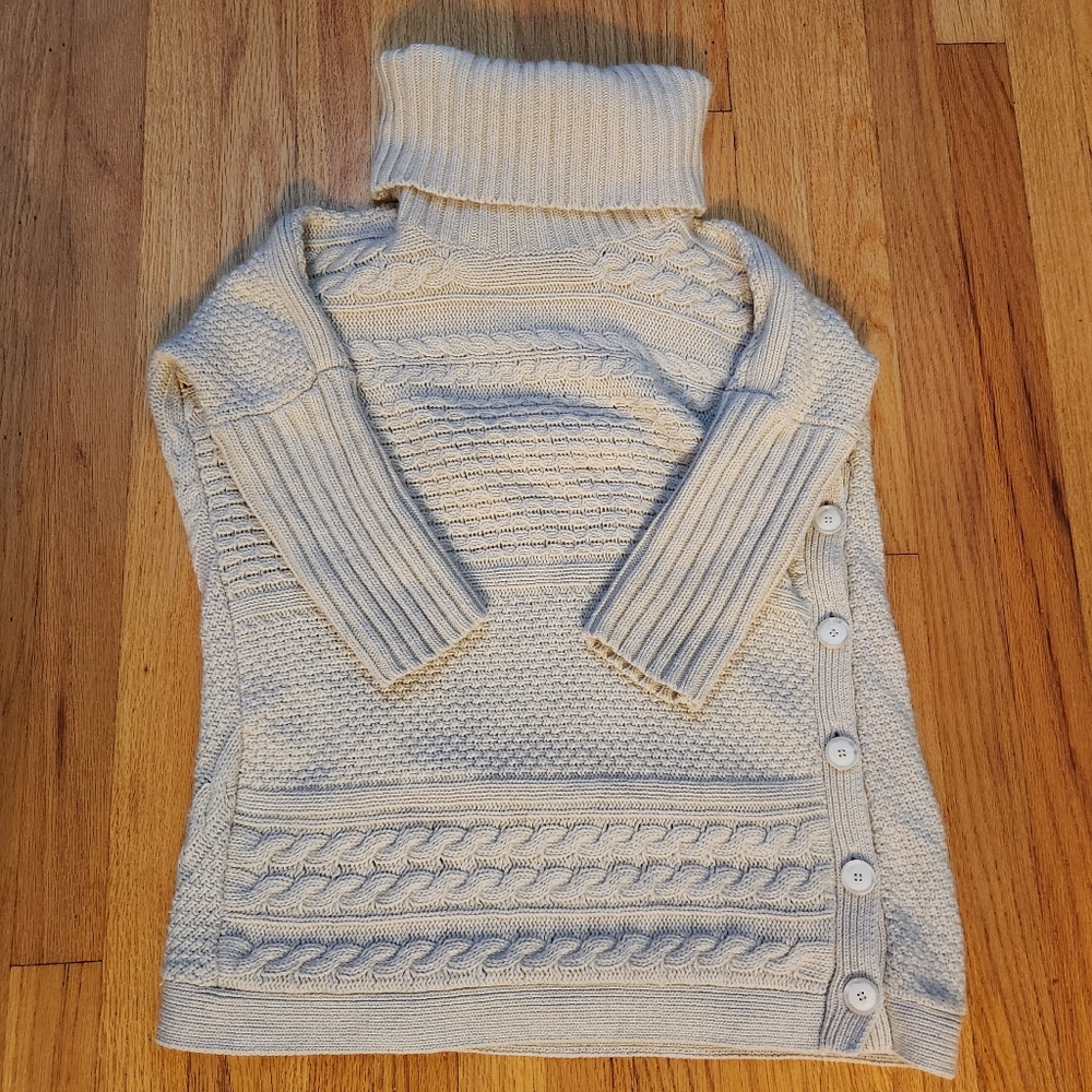 Theory Wool Blend Cowl Neck Sweater Size Small Petite